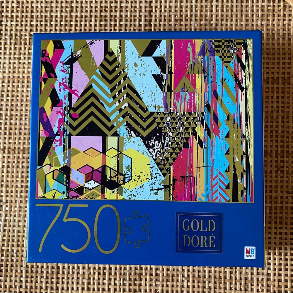 750 Gold Dore Milton Bradley Puzzle #6054551